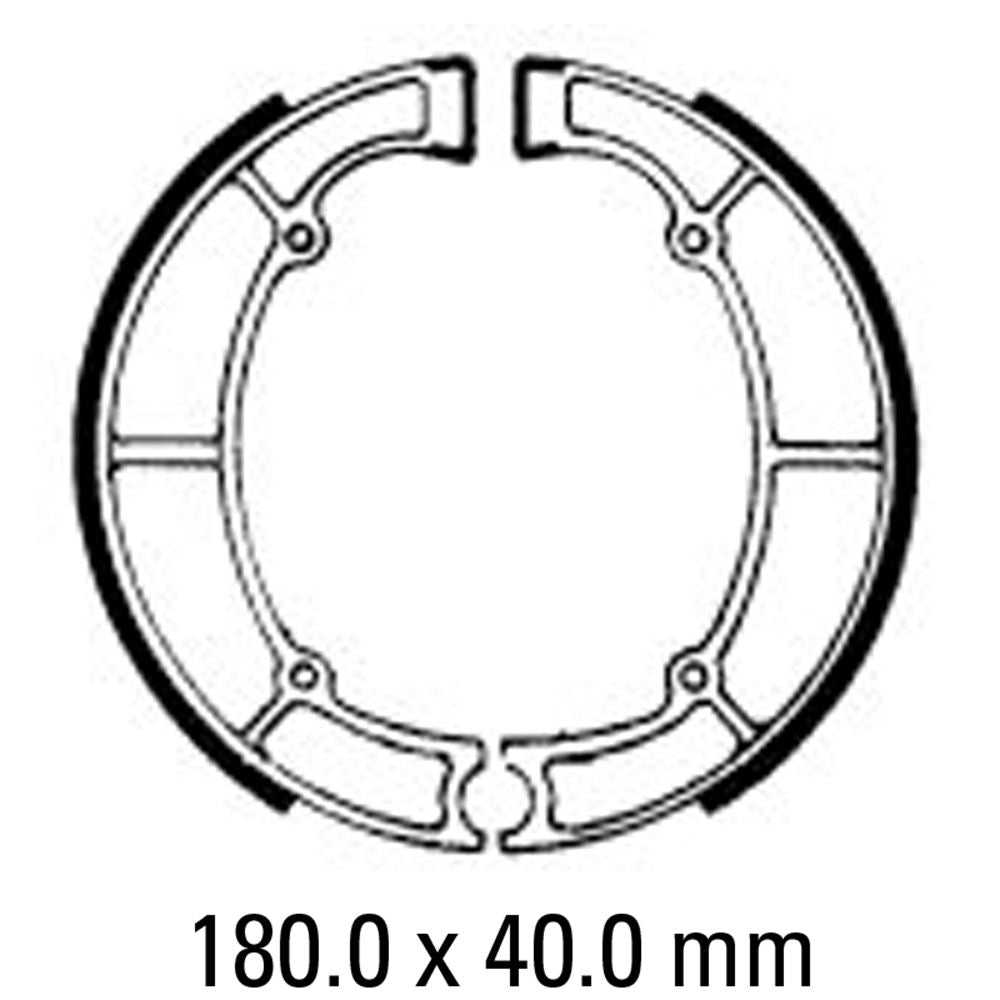 Ferodo FSB719 Organic Compound Brake Shoes