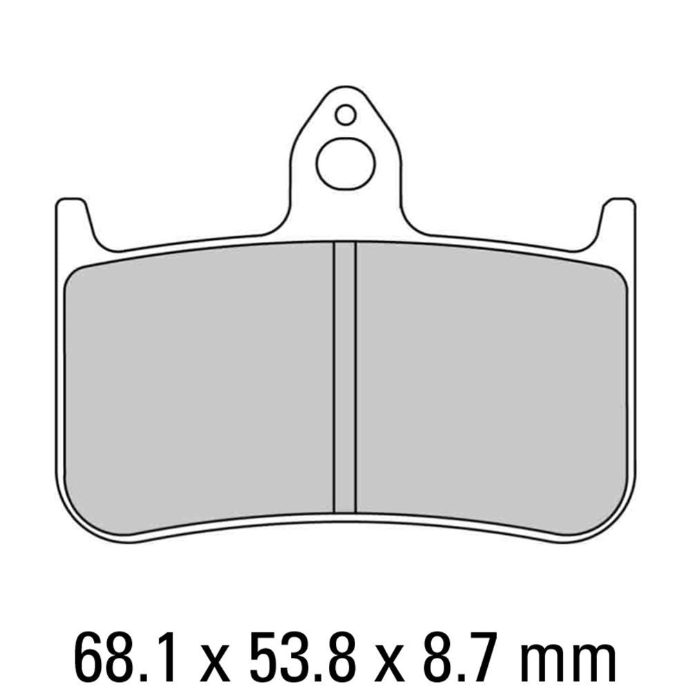 Ferodo FDB533ST Sinter Grip ST Road Series Sintered Metal Compound Brake Pads