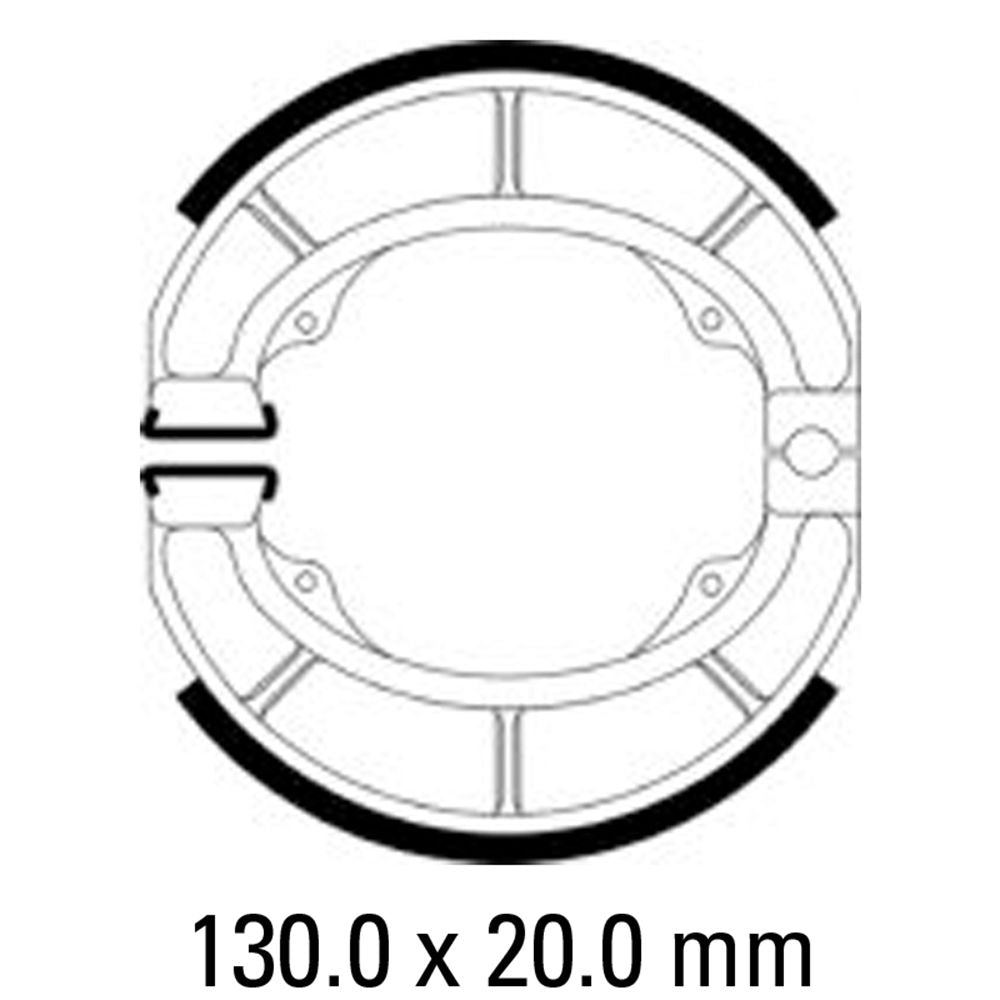 Ferodo FSB956 Organic Compound Brake Shoes