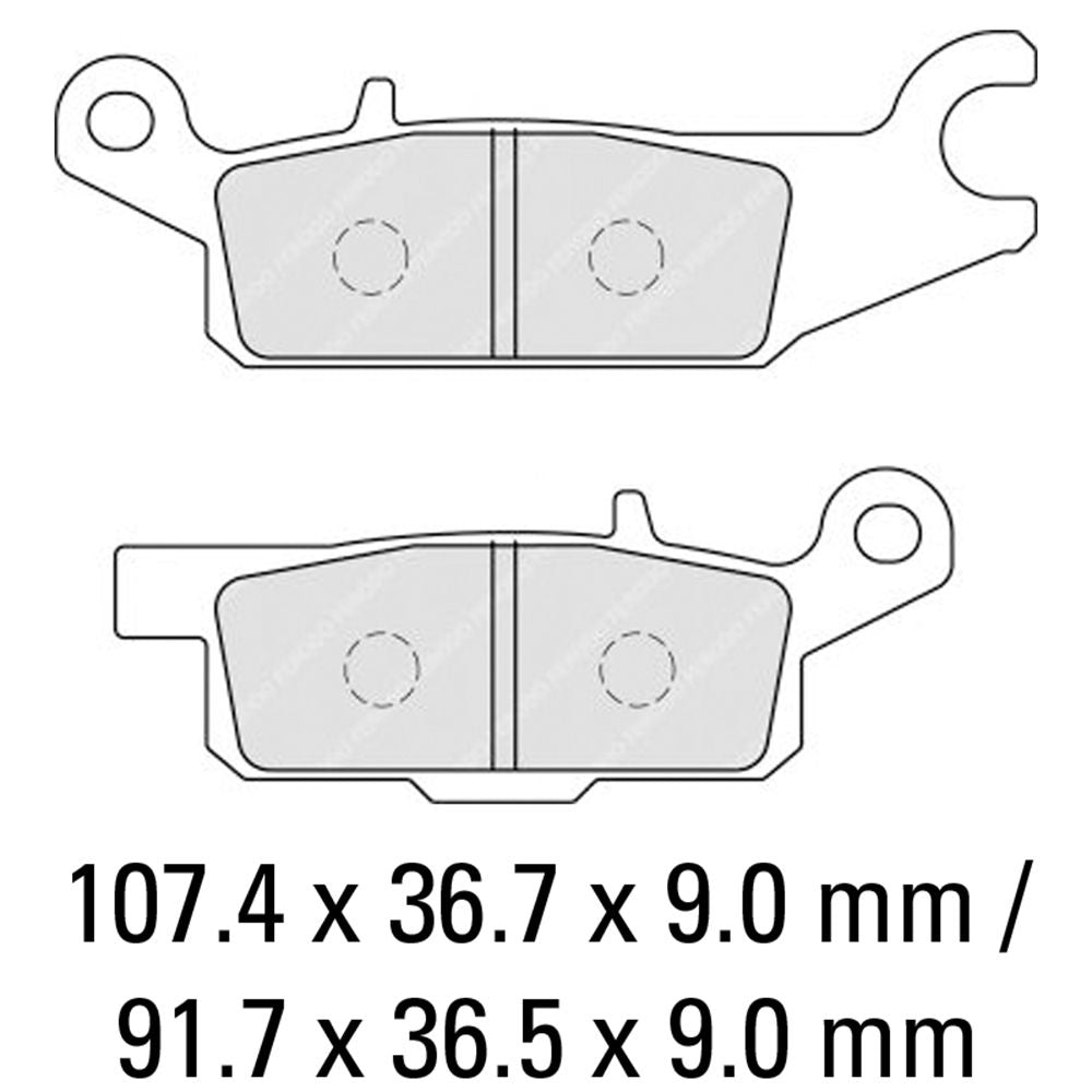 Ferodo FDB2233SG Sinter Grip SG Off-Road Series Sintered Metal Compound Brake Pads