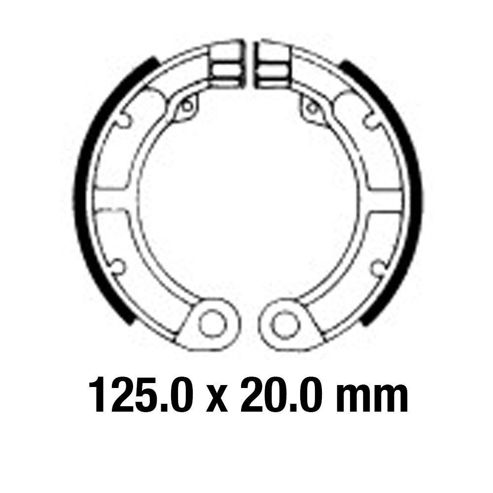 Ferodo FSB885 Organic Compound Brake Shoes