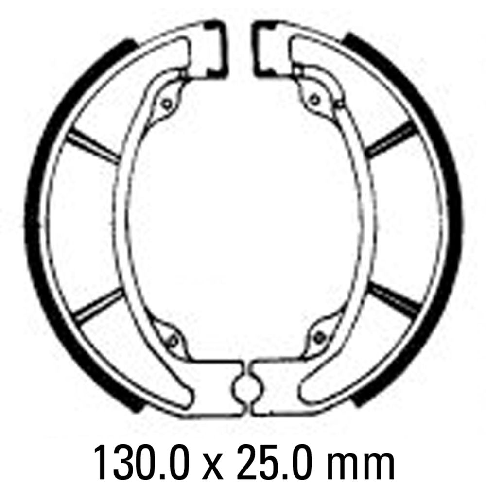 Ferodo FSB963A Eco-Friction Series Organic Compound Brake Shoes