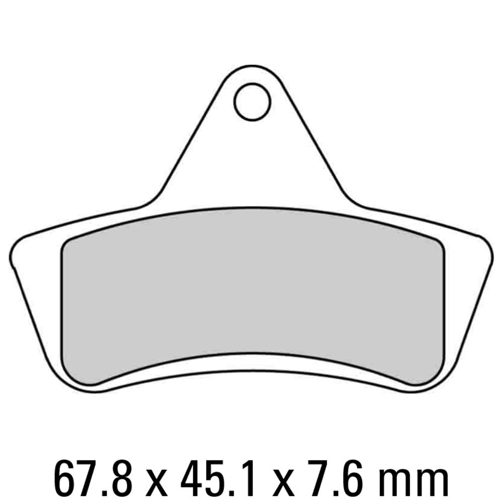 Ferodo FDB2175SG Sinter Grip SG Off-Road Series Sintered Metal Compound Brake Pads