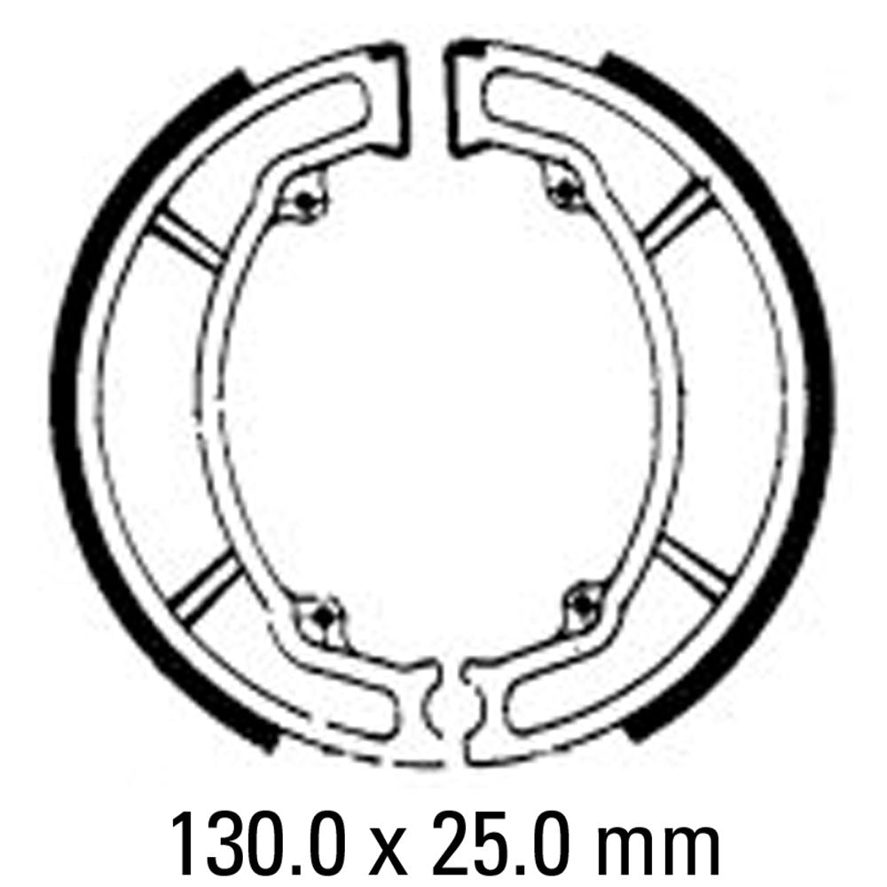 Ferodo FSB762 Organic Compound Brake Shoes