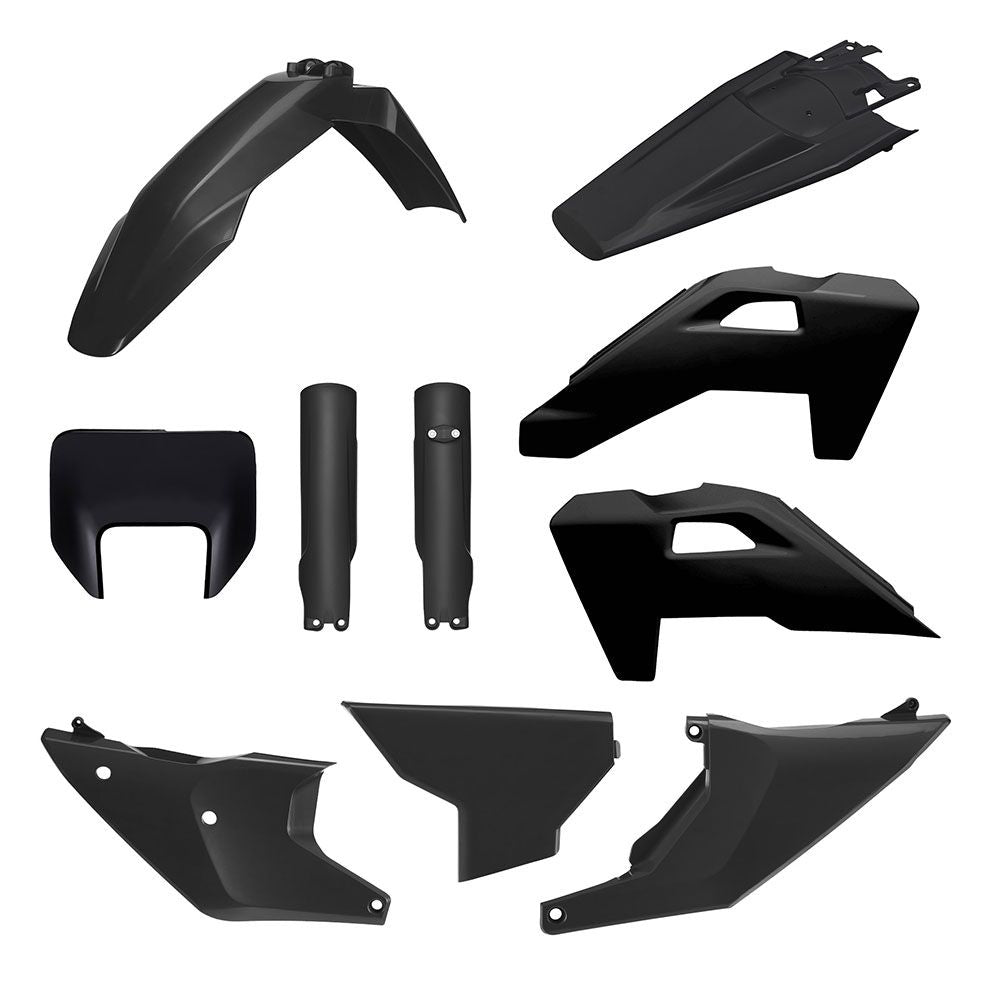 Polisport Enduro Plastic Kit Black for Husqvarna TE/FE 2026