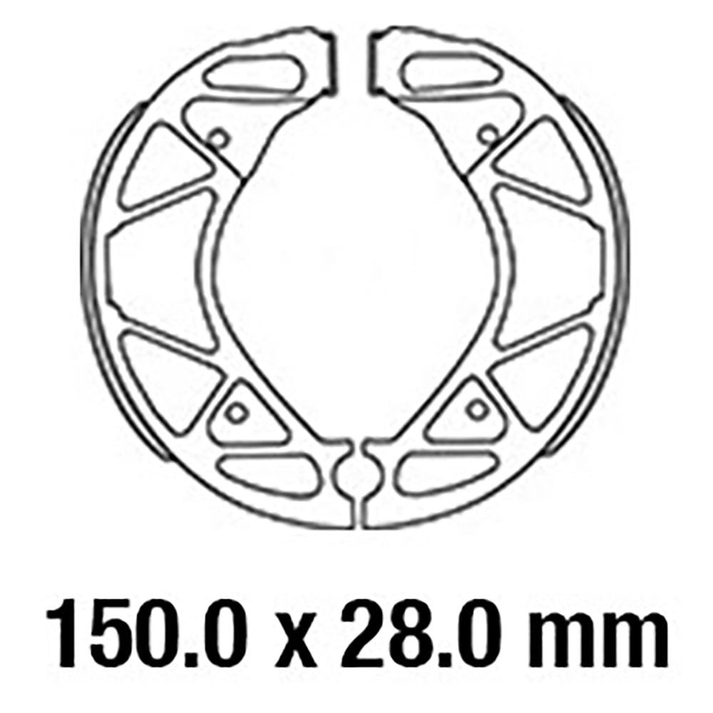 Ferodo FSB967 Organic Compound Brake Shoes