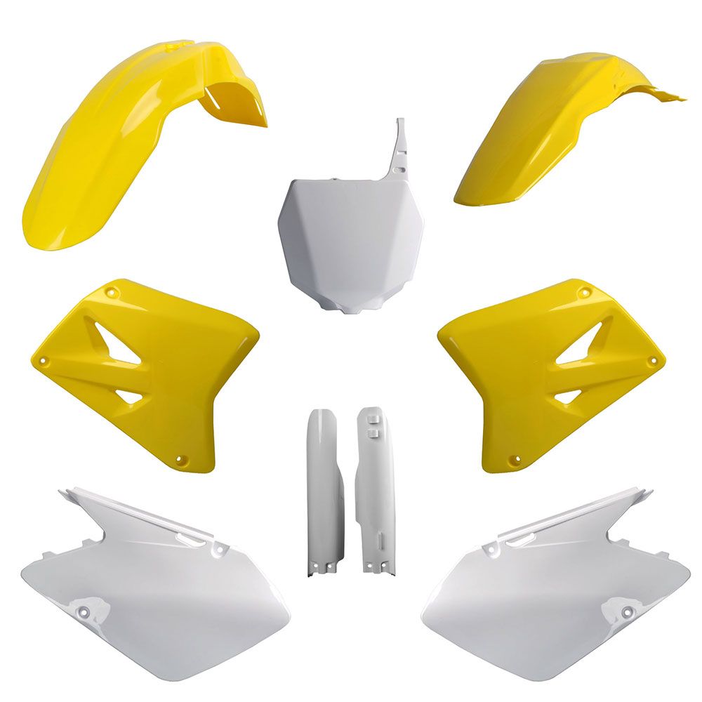 Polisport MX Plastic Kit OEM Colours for Suzuki RM125/RM250 01-06