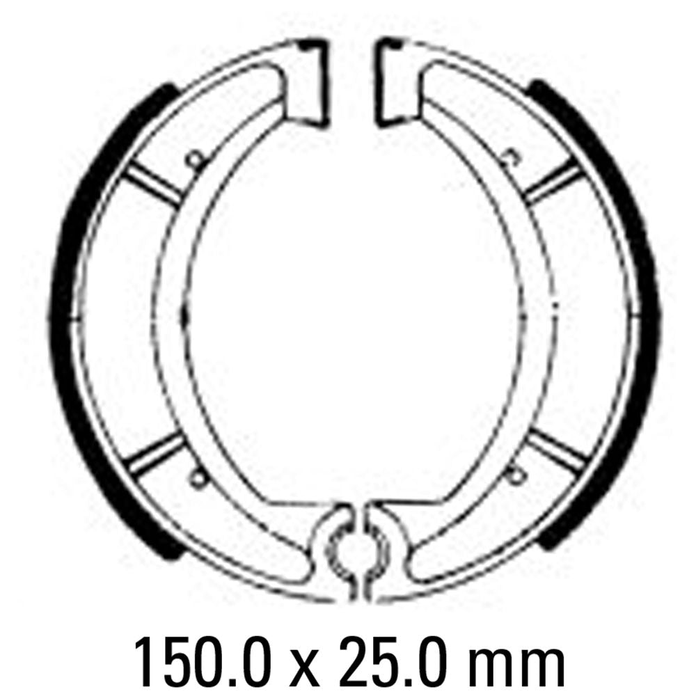 Ferodo FSB734 Organic Compound Brake Shoes