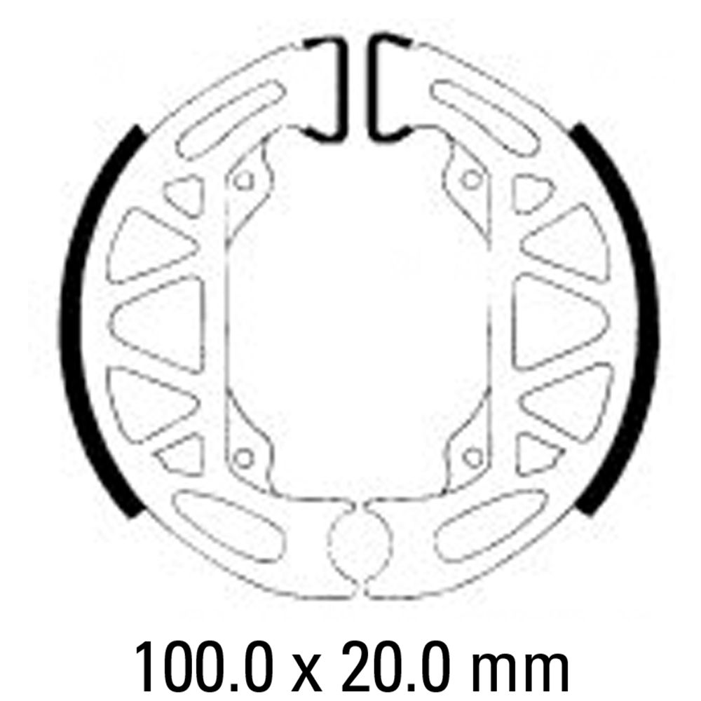 Ferodo FSB940 Organic Compound Brake Shoes