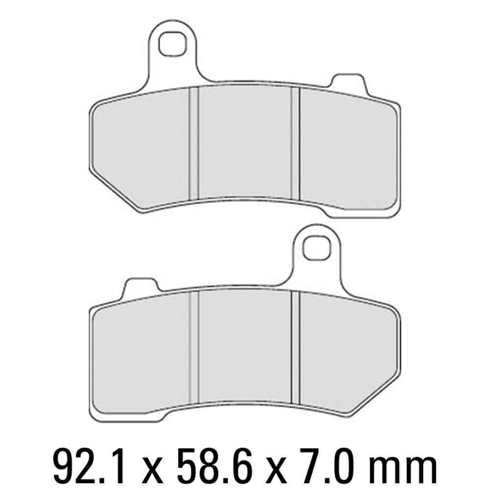 Ferodo FDB2210ST Sinter Grip ST Road Series Sintered Metal Compound Brake Pads