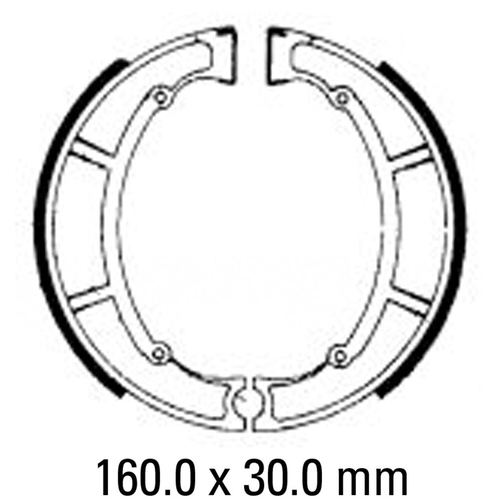 Ferodo FSB819 Organic Compound Brake Shoes