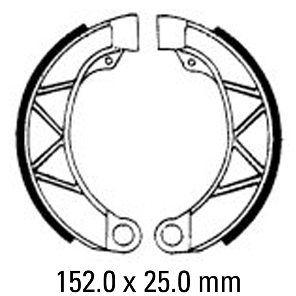 Ferodo FSB843 Organic Compound Brake Shoes