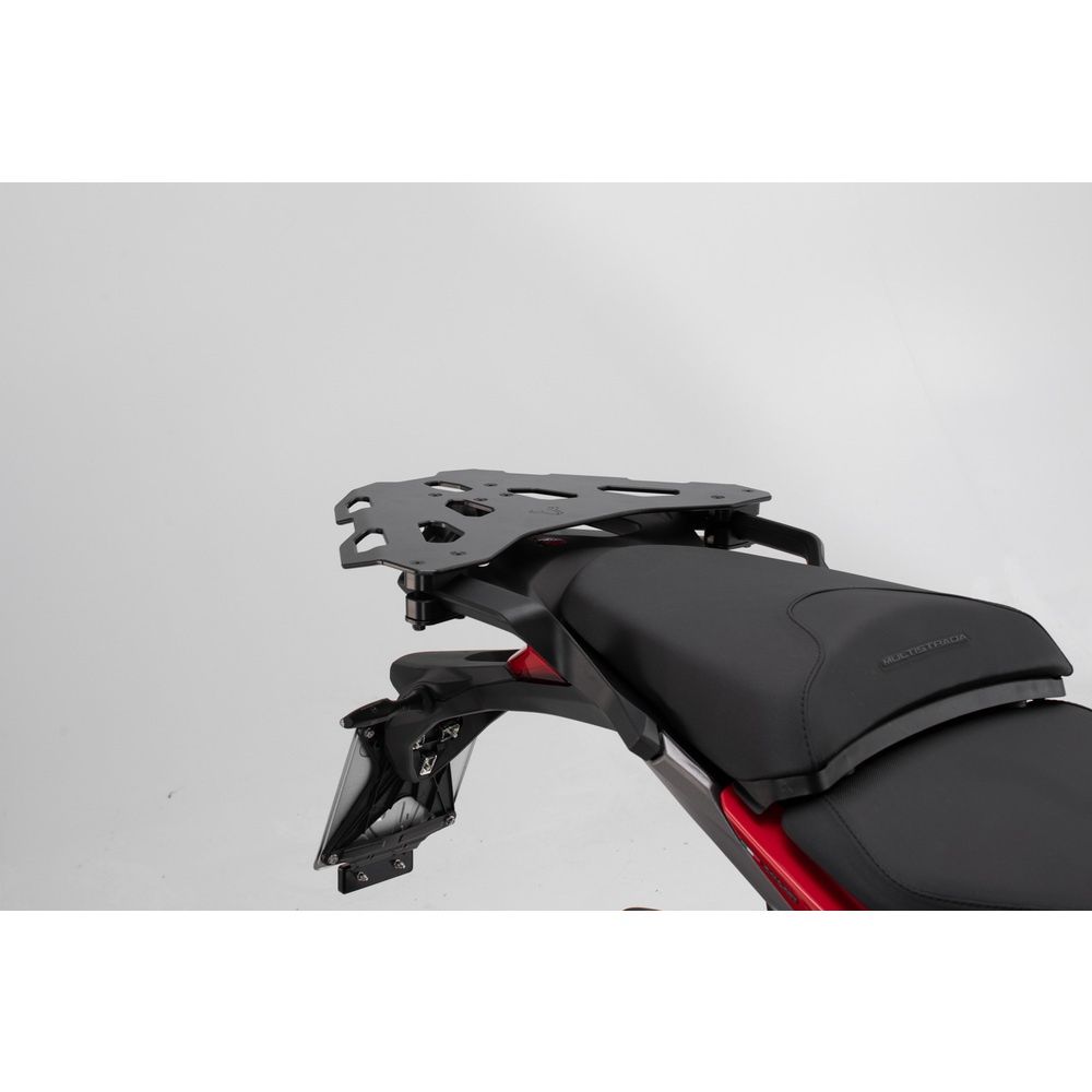 SW-Motech SW-GPT2289270000-S TRAX ADV Silver Top Case System for Ducati Multistrada 1200 Enduro/Multistrada 950/Multistrada 1260/Multistrada V2