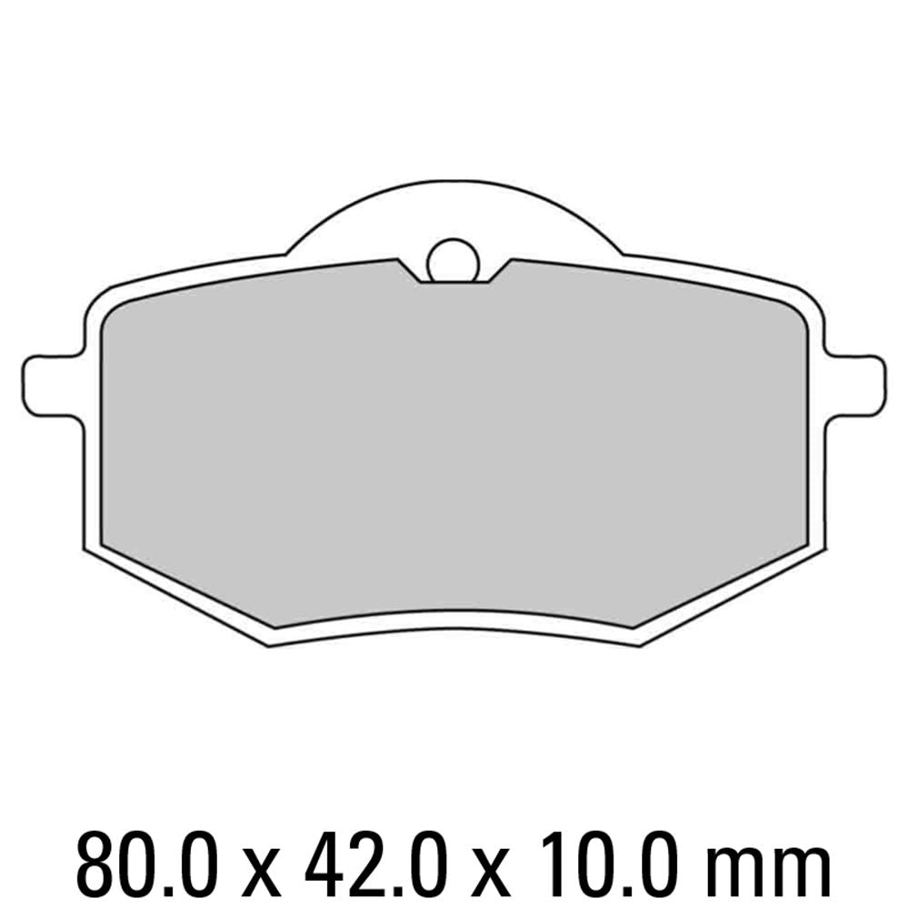 Ferodo FDB591P Platinum Carbon Grip Road Series Organic/Non-Sintered Compound Brake Pads
