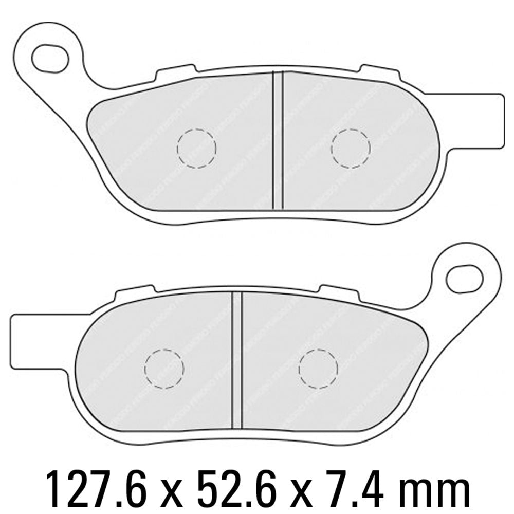 Ferodo FDB2251ST Sinter Grip ST Road Series Sintered Metal Compound Brake Pads