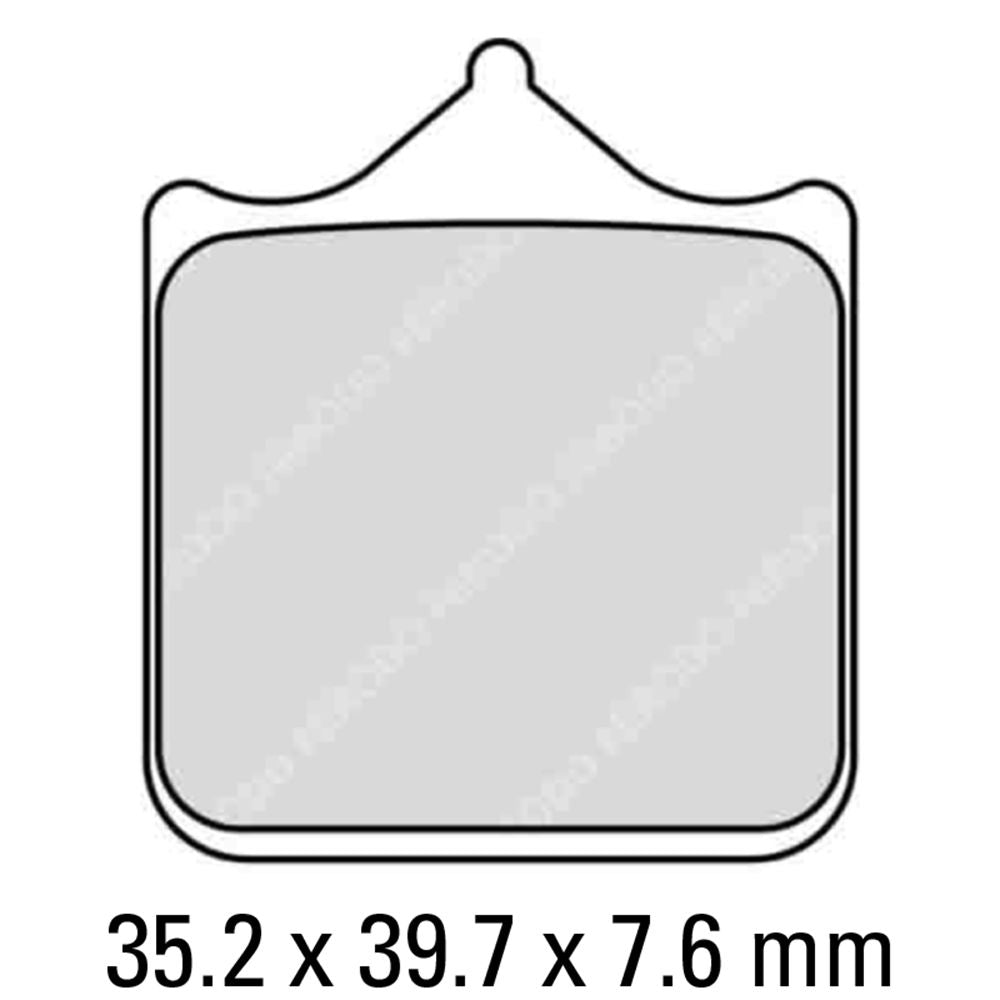 Ferodo FDB2120ST Sinter Grip ST Road Series Sintered Metal Compound Brake Pads