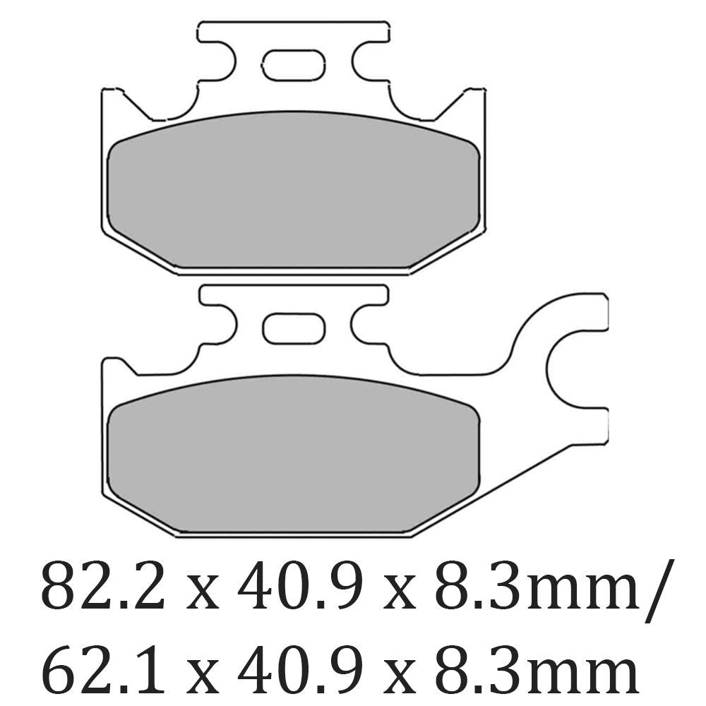 Ferodo FDB2307SG Sinter Grip SG Off-Road Series Sintered Metal Compound Brake Pads