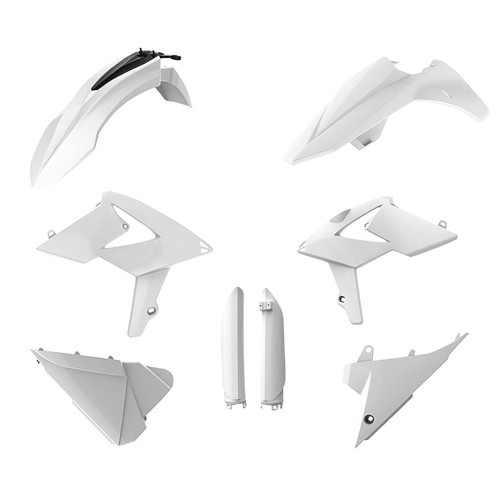 Polisport Enduro Plastic Kit White for Beta RR 2T/RR 4T 13-17