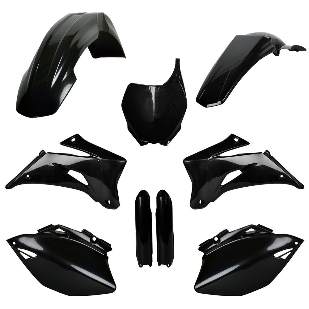 Polisport MX Plastic Kit Black for Yamaha YZ250F/YZ450F 08-09