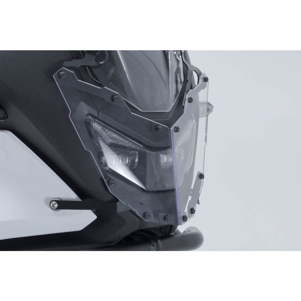 SW-Motech SW-LPS0107010100-B Headlight Guard Black w/Bracket & Cover for Honda XL750 Transalp 24-Up