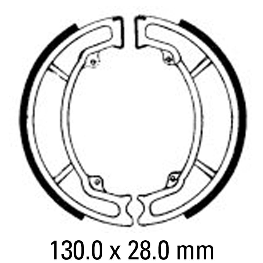 Ferodo FSB772 Organic Compound Brake Shoes