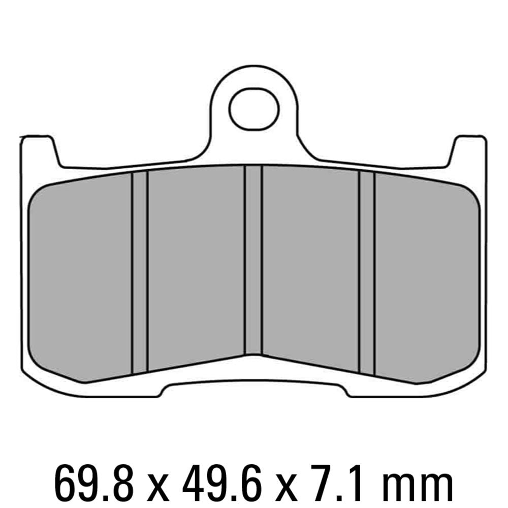 Ferodo FDB2158ST Sinter Grip ST Road Series Sintered Metal Compound Brake Pads