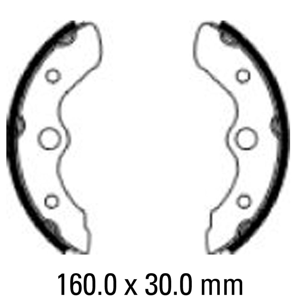 Ferodo FSB925 Organic Compound Brake Shoes