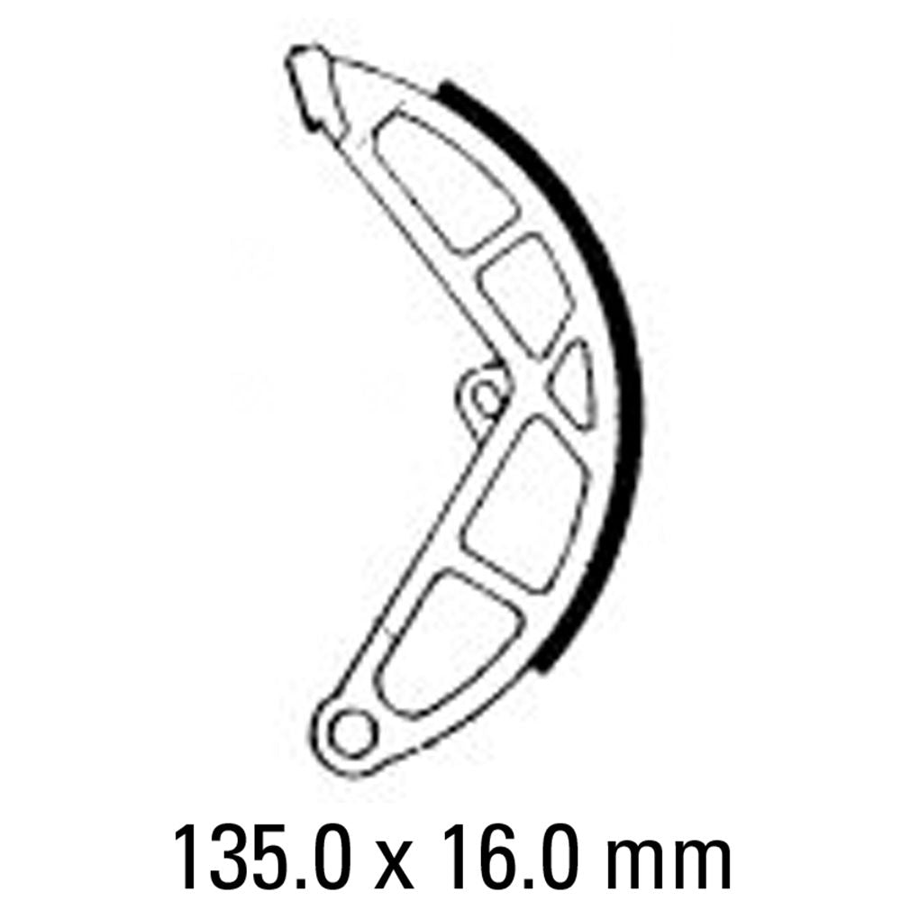 Ferodo FSB889 Organic Compound Brake Shoes
