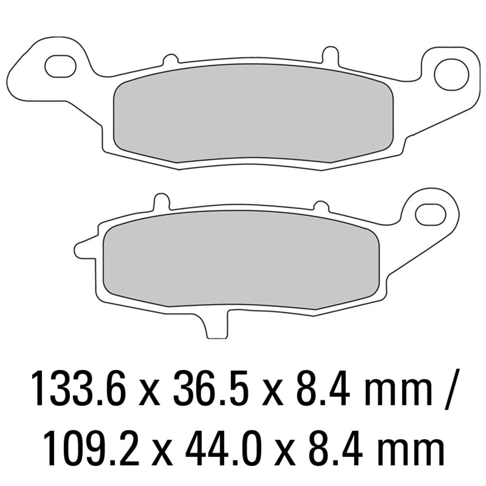 Ferodo FDB2049ST Sinter Grip ST Road Series Sintered Metal Compound Brake Pads