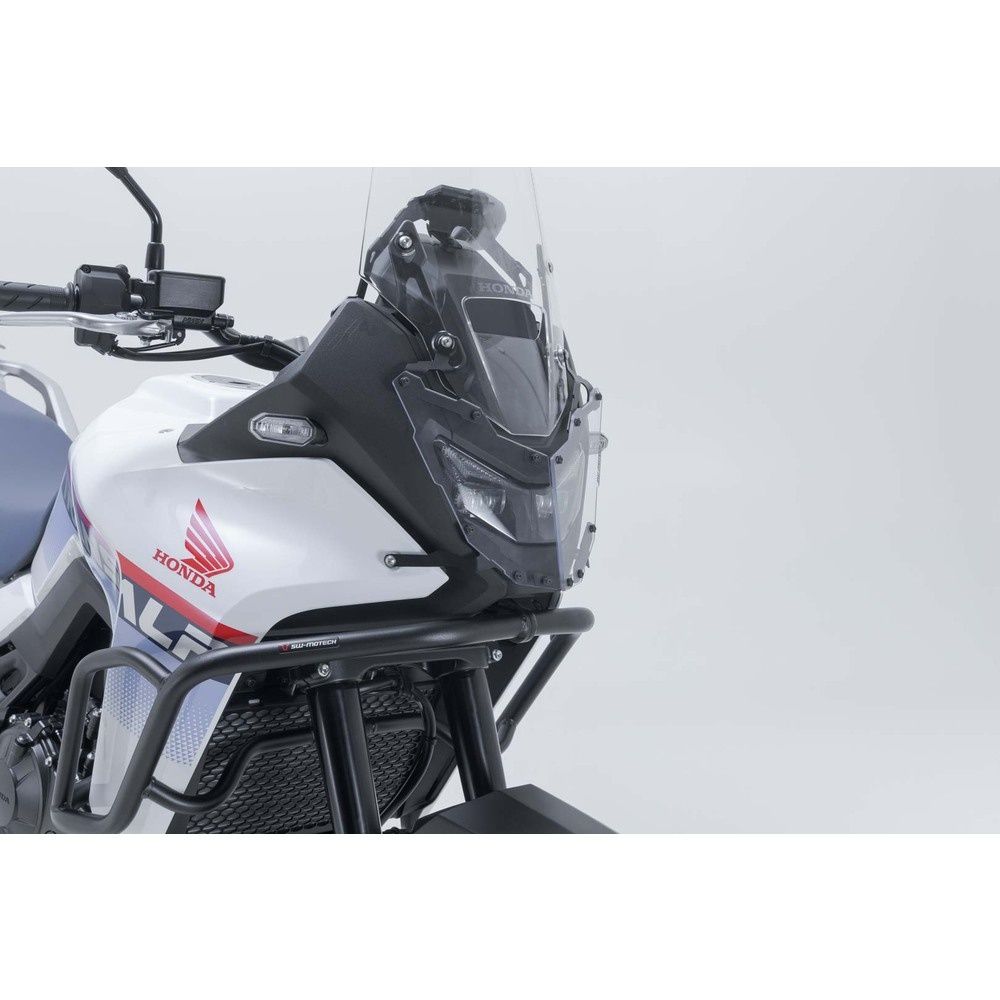 SW-Motech SW-LPS0107010100-B Headlight Guard Black w/Bracket & Cover for Honda XL750 Transalp 24-Up