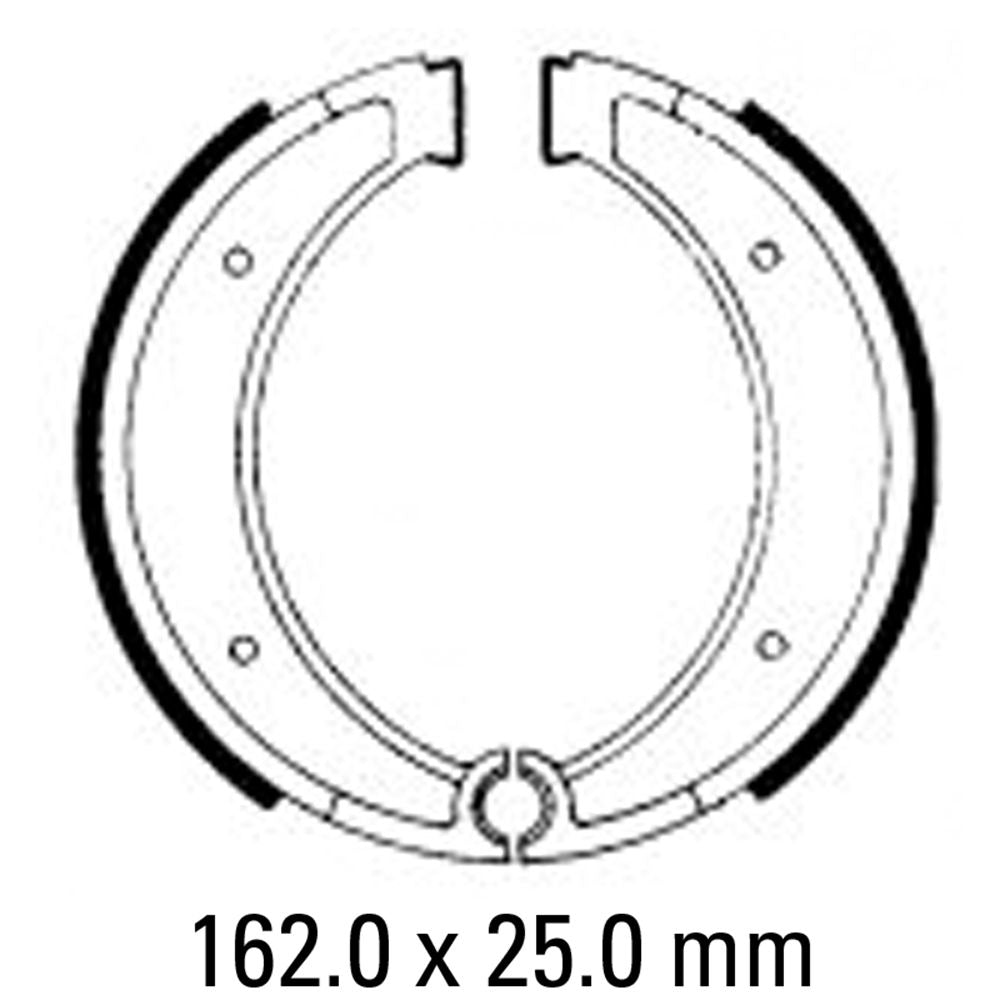 Ferodo FSB850 Organic Compound Brake Shoes