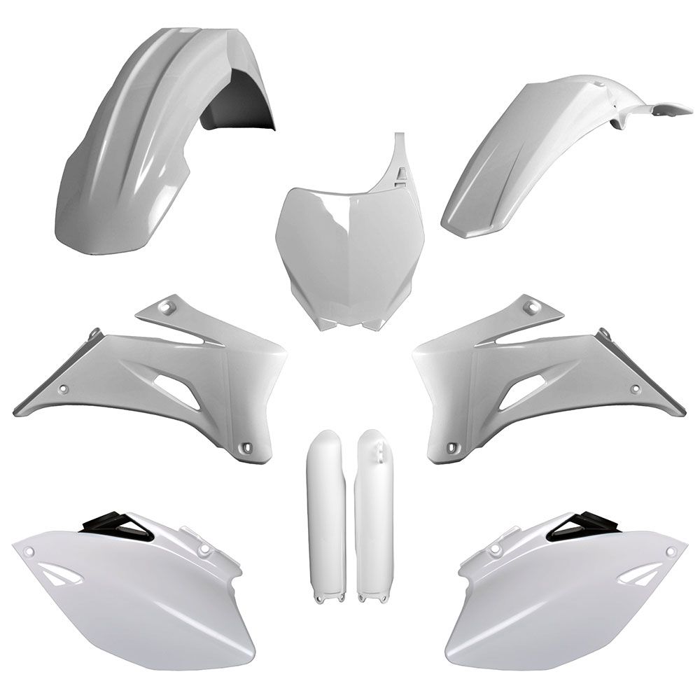Polisport MX Plastic Kit White for Yamaha YZ250F/YZ450F 08-09