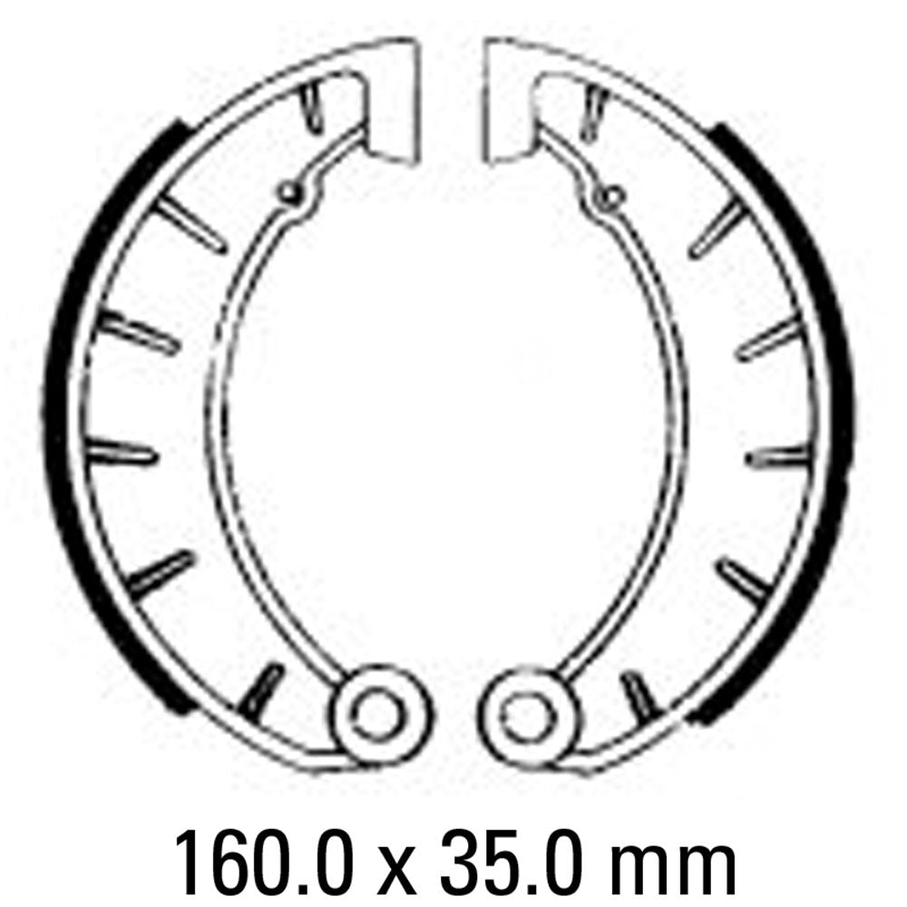 Ferodo FSB854 Organic Compound Brake Shoes