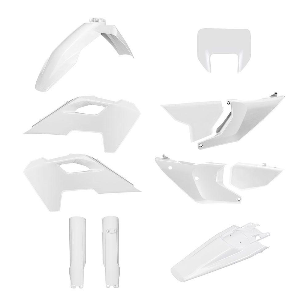 Polisport Enduro Plastic Kit White for Husqvarna TE/FE 24-25