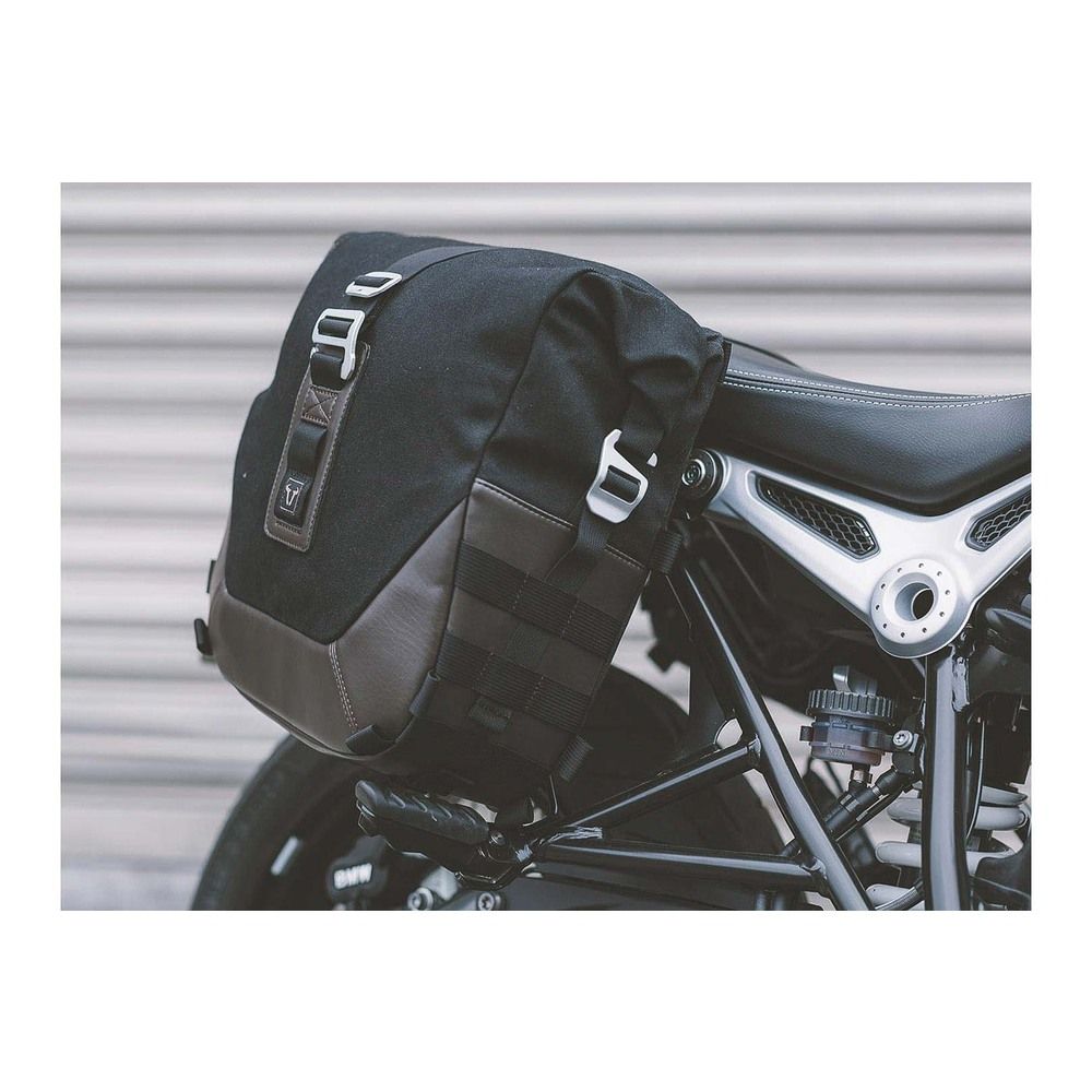SW-Motech SW-BCHTA0751220000 Legend Gear Black Side Bag System for BMW R nineT Racer 16-Up