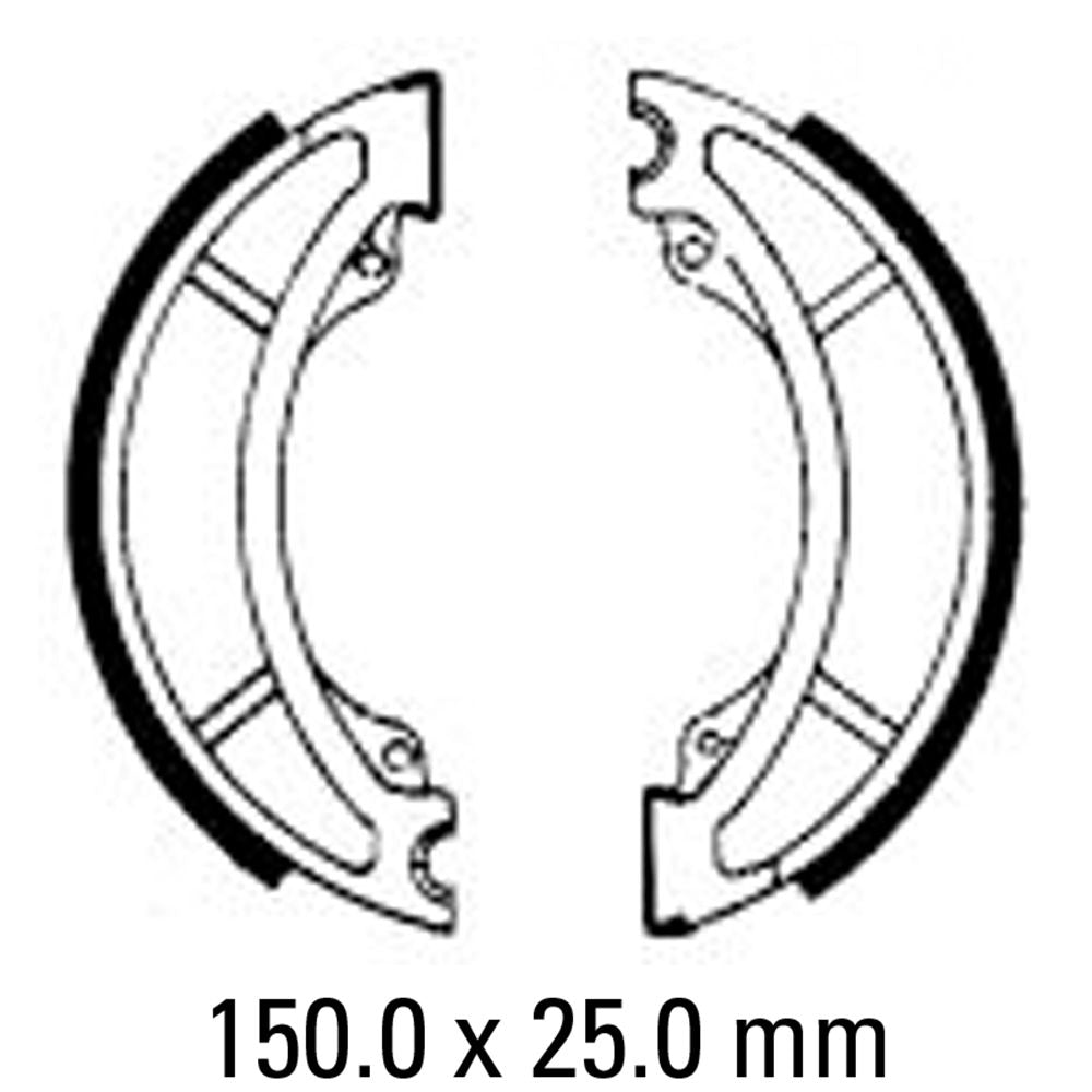 Ferodo FSB766 Organic Compound Brake Shoes
