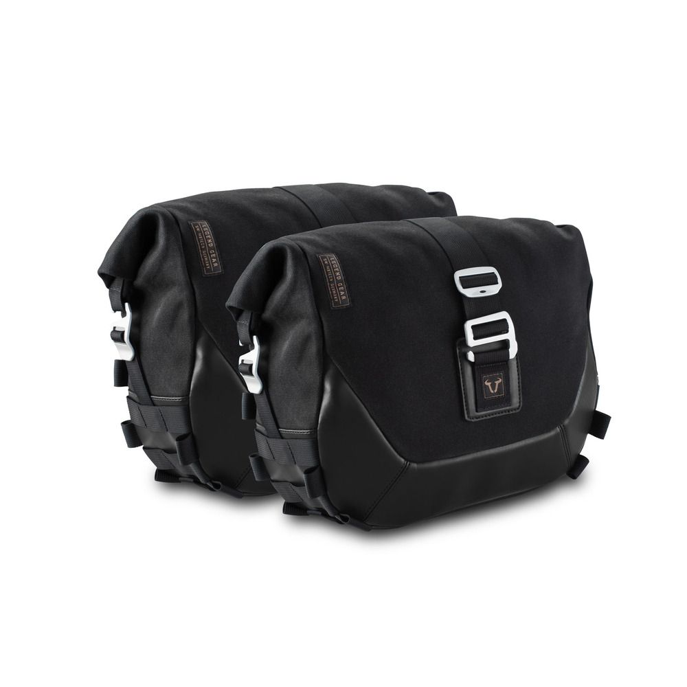 SW-Motech SW-BCHTA1179520100 Legend Gear LC Black Edition Side Bag System for Triumph Thruxton 1200/Thruxton 1200 R 16-19/Thruxton 1200 TFC 18-Up