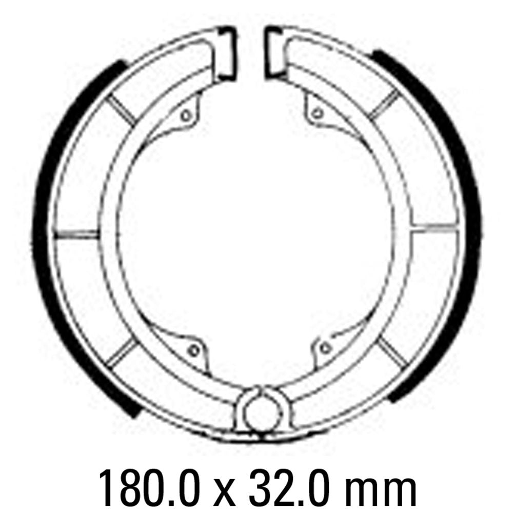Ferodo FSB780 Organic Compound Brake Shoes