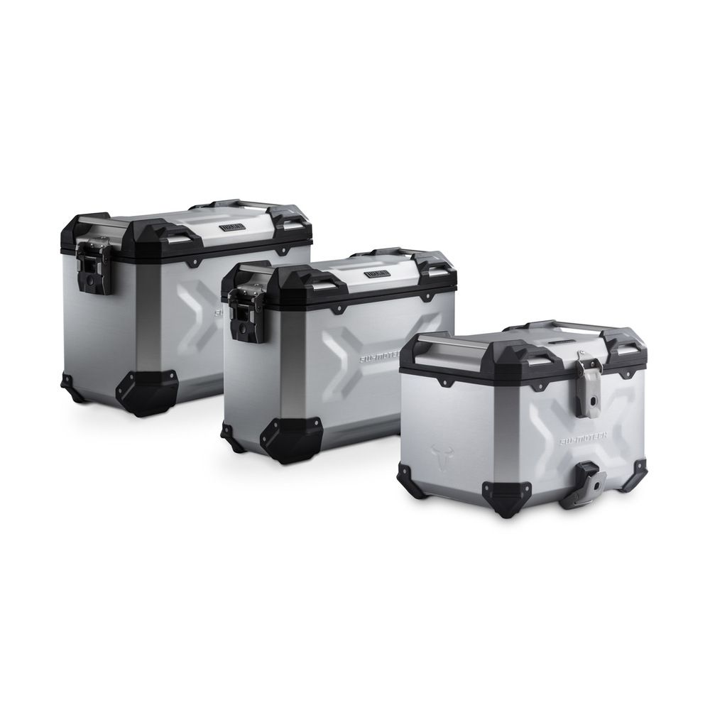 SW-Motech SW-ADV0596575000-S Silver Adventure Luggage Set for Suzuki V-Strom 1050DE 21-Up