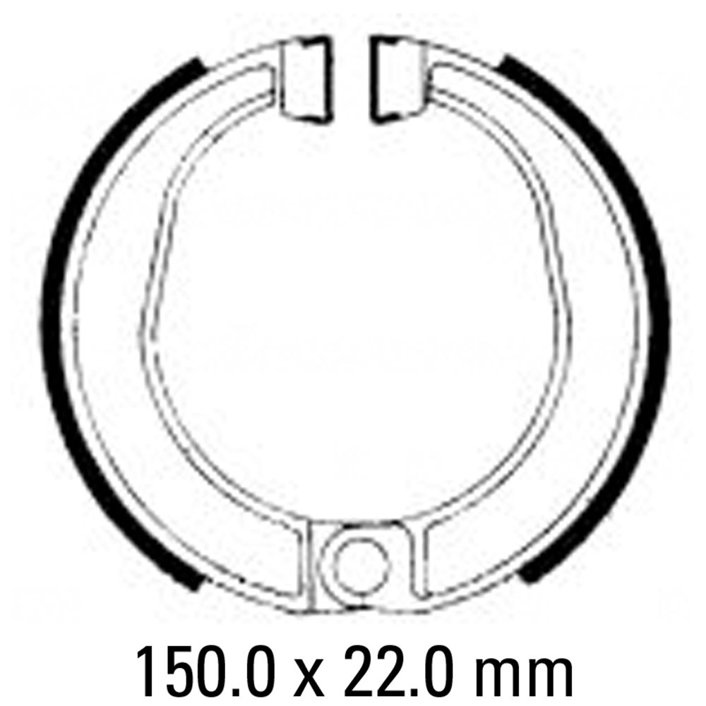 Ferodo FSB842 Organic Compound Brake Shoes
