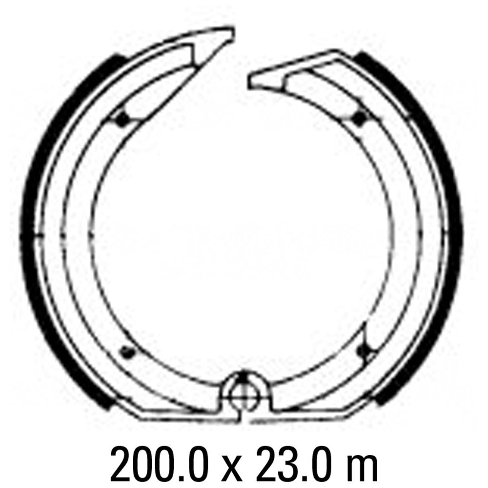 Ferodo FSB805 Organic Compound Brake Shoes