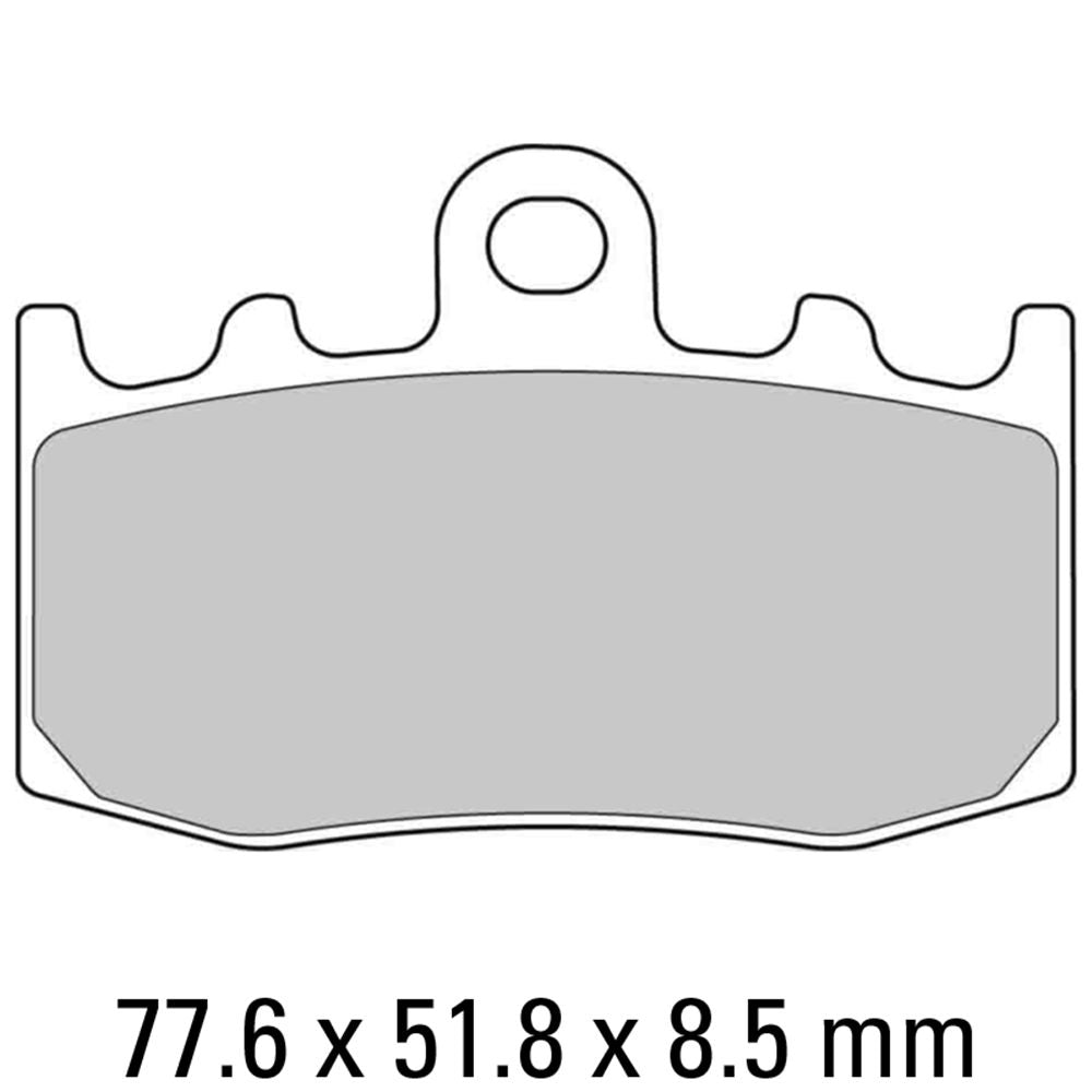 Ferodo FDB2125ST Sinter Grip ST Road Series Sintered Metal Compound Brake Pads