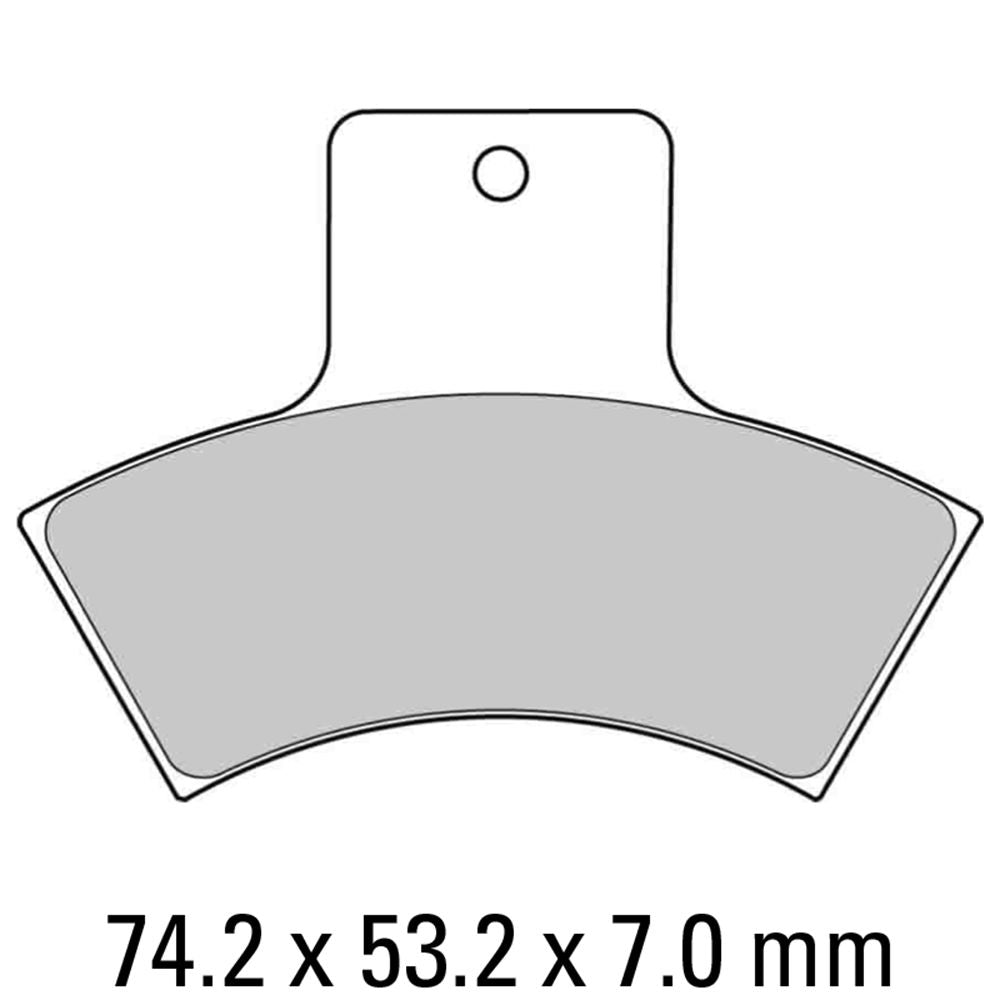 Ferodo FDB2121SG Sinter Grip SG Off-Road Series Sintered Metal Compound Brake Pads