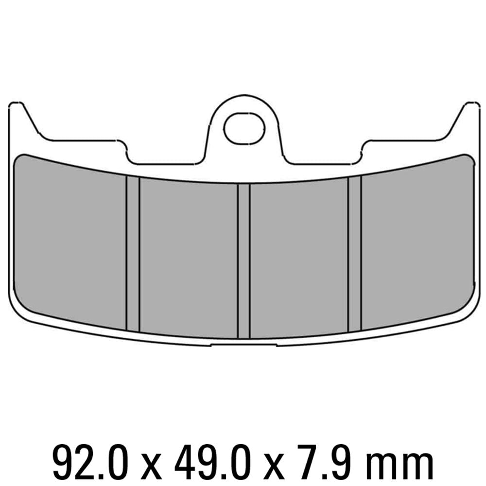 Ferodo FDB2145ST Sinter Grip ST Road Series Sintered Metal Compound Brake Pads
