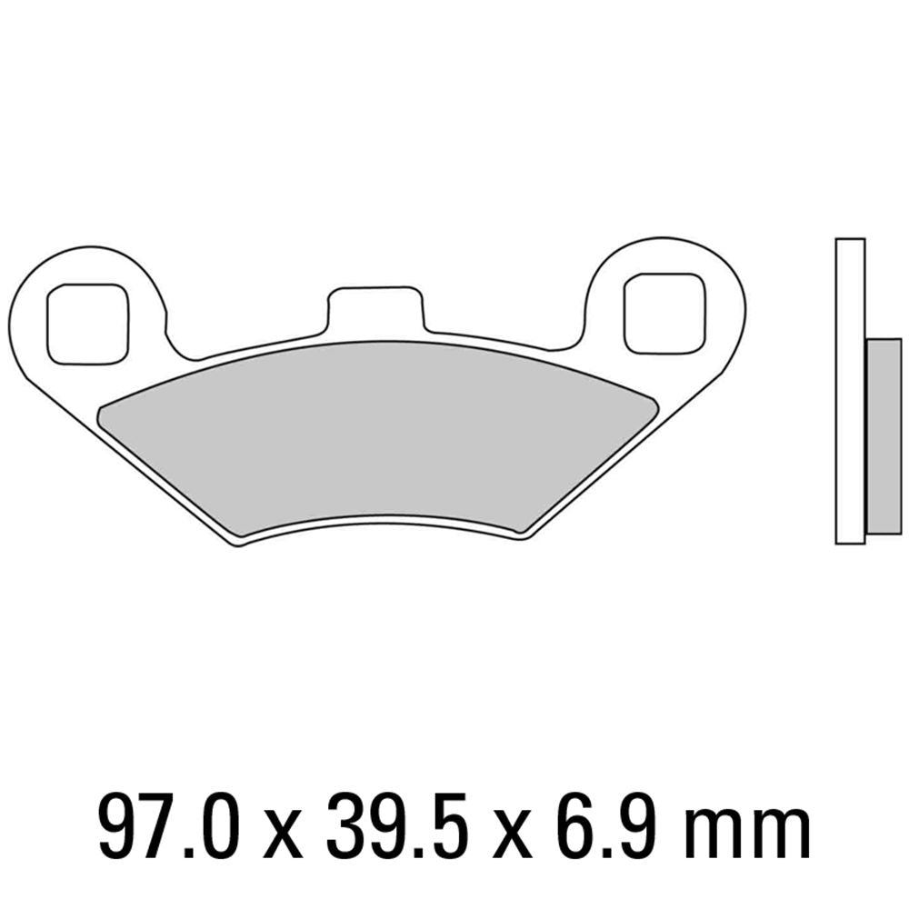 Ferodo FDB2055SG Sinter Grip SG Off-Road Series Sintered Metal Compound Brake Pads