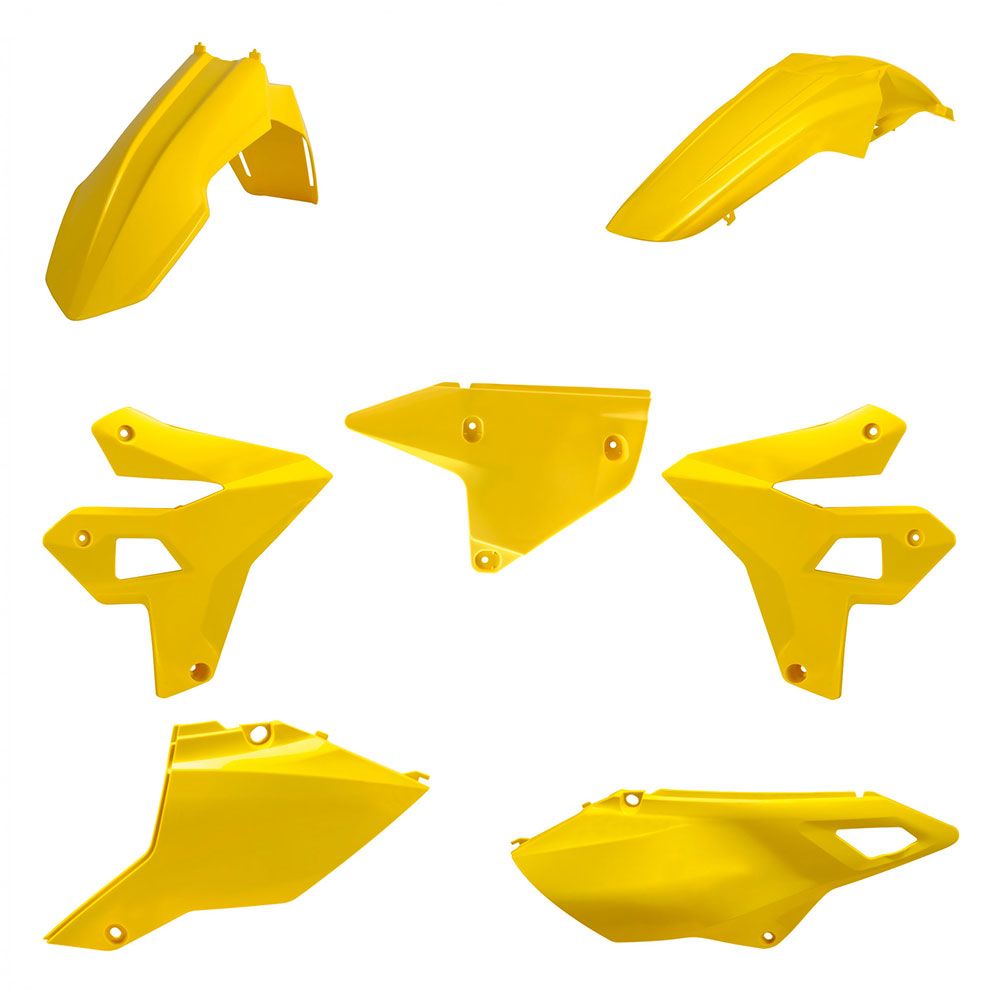 Polisport Enduro Restyle Plastic Kit Yellow for Suzuki DR-Z400 00-25