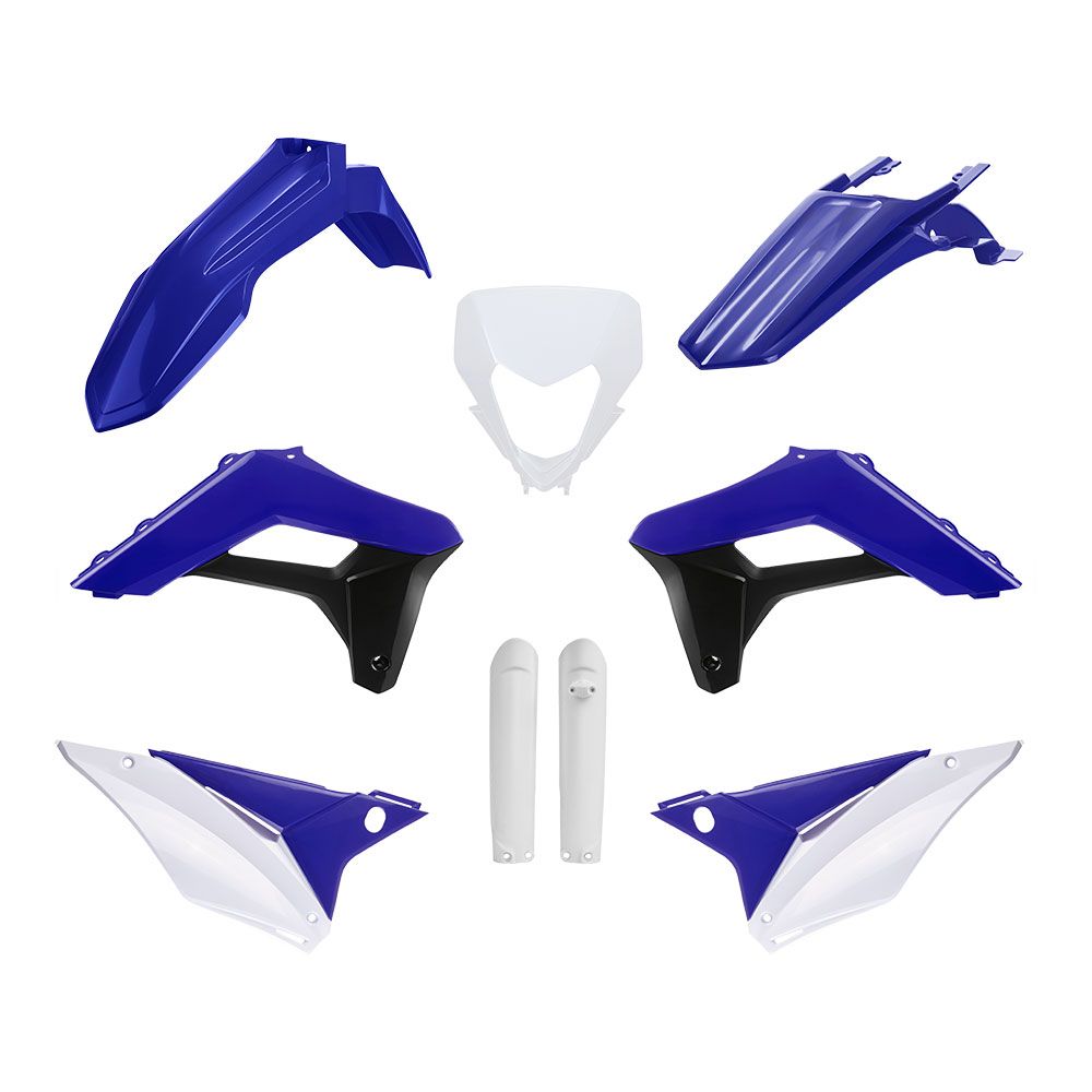 Polisport Enduro Plastic Kit Blue/White for Sherco SE-R/SEF-R 2024