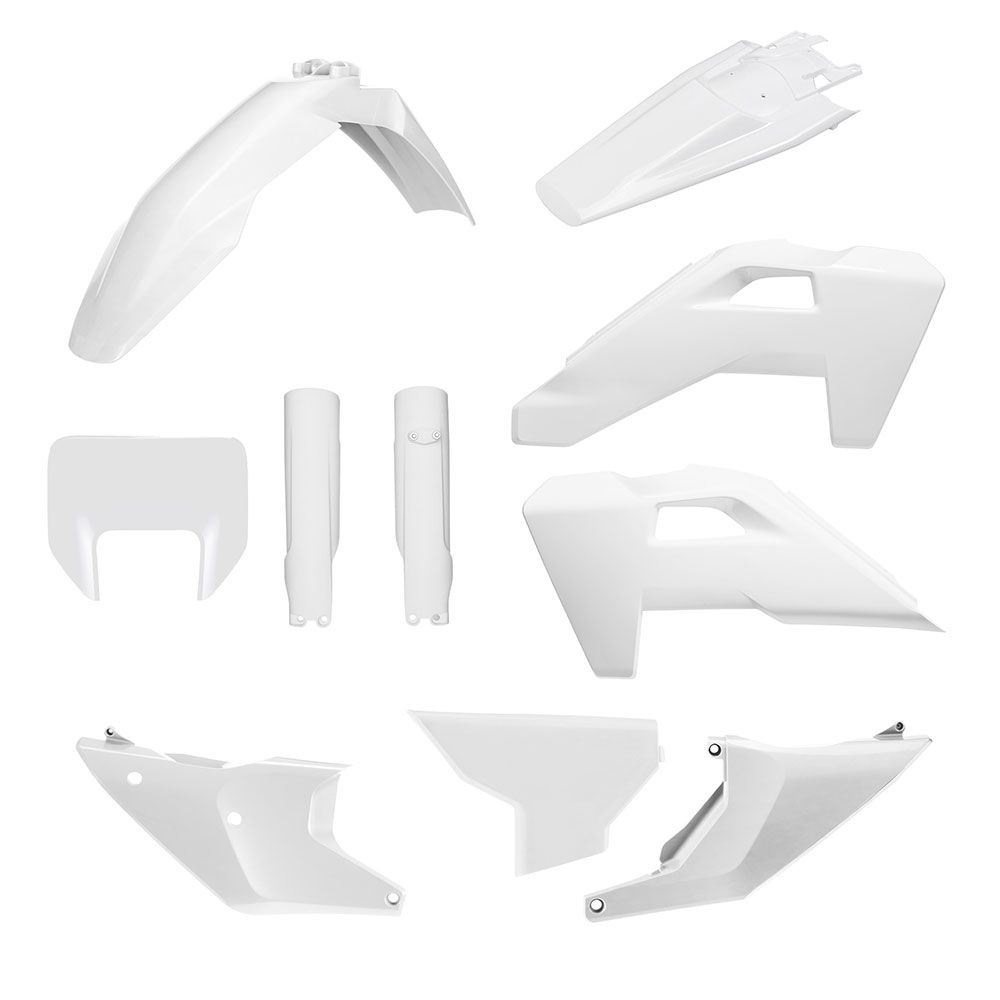 Polisport Enduro Plastic Kit White for Husqvarna TE/FE 2026