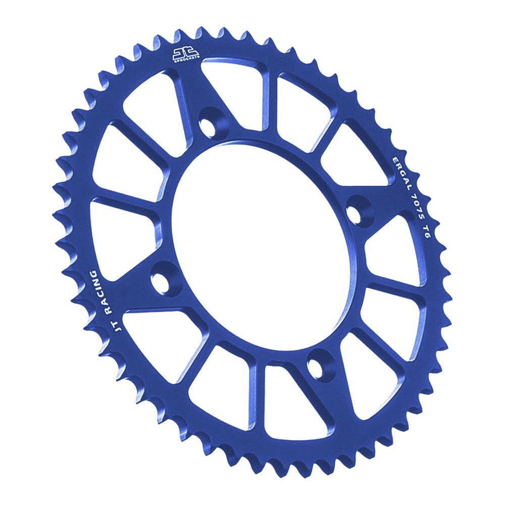 JT Sprockets RaceLite Series Alloy 47T Rear Sprocket Blue (428 Pitch Chain)