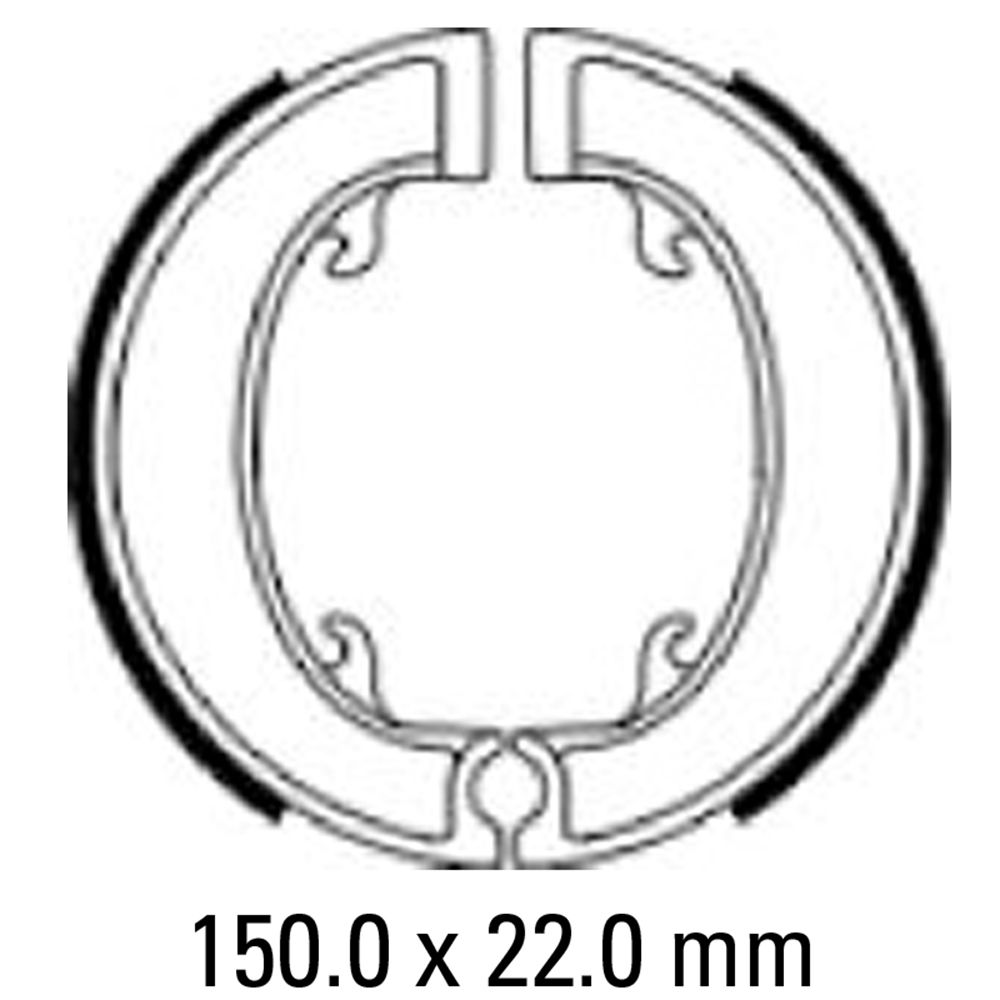 Ferodo FSB918 Organic Compound Brake Shoes